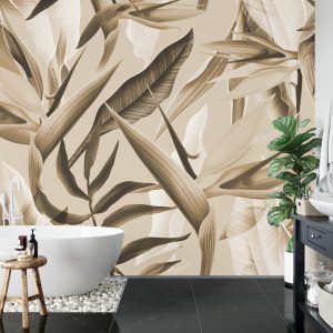 Papier Peint Tropicalia Sépia – Image 5