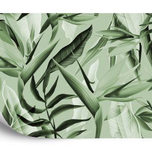 Papier Peint Vert Tropicalia – Image 2