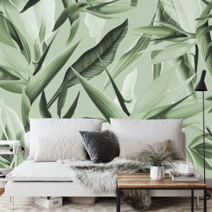 Papier Peint Vert Tropicalia – Image 3