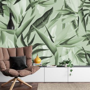 Papier Peint Vert Tropicalia – Image 4