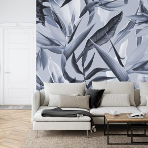 Papier Peint Bleu Tropicalia – Image 6