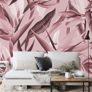 Papier Peint Rose Tropicalia – Image 3