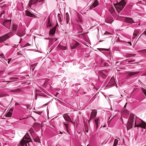 Papier Peint Facettes Du Luxe En Rose – Image 1