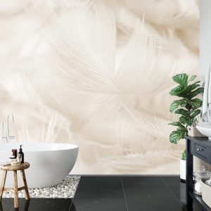 Papier Peint Plumes En Sépia – Image 5