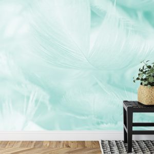 Papier Peint Plumes En Turquoise – Image 7