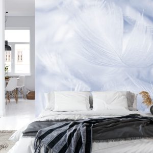 Papier Peint Plumes En Bleu – Image 8