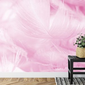 Papier Peint Plumes En Rose – Image 7