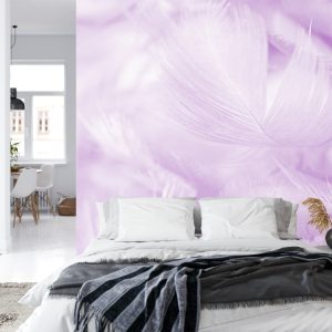 Papier Peint Plumes En Violet – Image 8