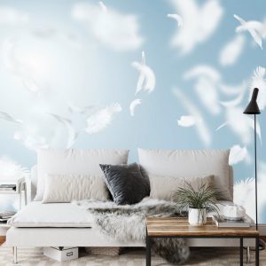 Papier Peint Flottant En Bleu – Image 3