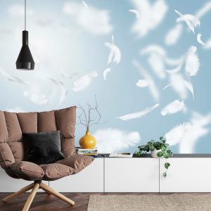 Papier Peint Flottant En Bleu – Image 4