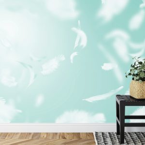 Papier Peint Flottant En Vert – Image 7