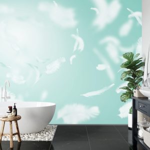 Papier Peint Flottant En Vert – Image 5