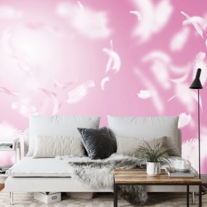 Papier Peint Flottant En Rose – Image 3