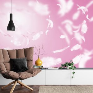 Papier Peint Flottant En Rose – Image 4
