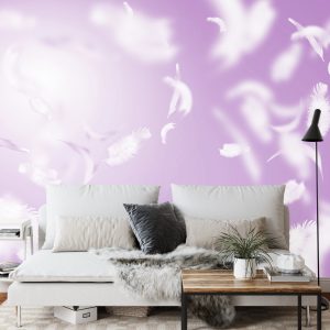 Papier Peint Flottant En Violet – Image 3
