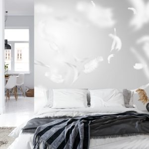 Papier Peint Flottant En Noir Et Blanc – Image 8