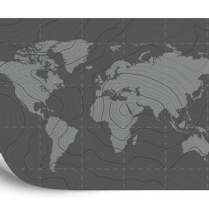 Papier Peint Carte Du Monde Moderne – Image 2