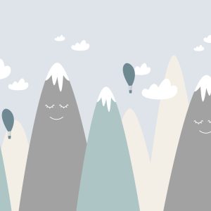 Papier Peint Montagnes Endormies – Image 1