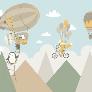 Papier Peint L'engin Volant De Mr Fox – Image 1