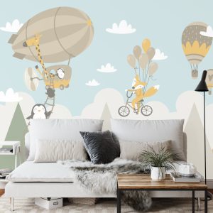 Papier Peint L'engin Volant De Mr Fox – Image 3