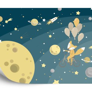 Papier Peint La Promenade Dans L'espace De M. Fox – Image 2