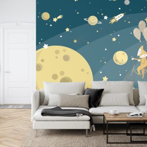 Papier Peint La Promenade Dans L'espace De M. Fox – Image 6