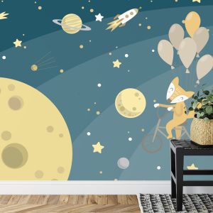 Papier Peint La Promenade Dans L'espace De M. Fox – Image 7