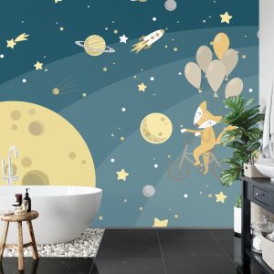 Papier Peint La Promenade Dans L'espace De M. Fox – Image 5