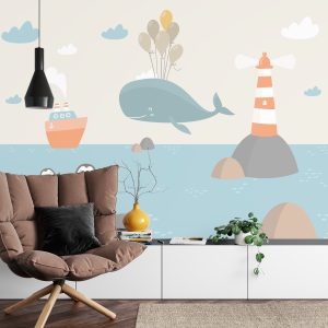 Papier Peint Baleine Ohé ! – Image 4