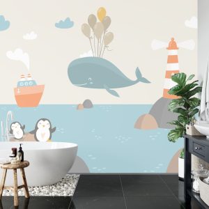 Papier Peint Baleine Ohé ! – Image 5
