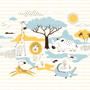 Papier Peint Amis Du Safari – Image 1