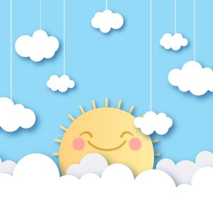 Papier Peint Happy Sun Papercut Série – Image 1