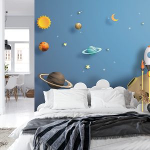 Papier Peint Série Rocket Away Papercut – Image 8