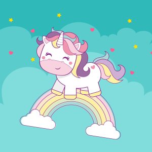 Papier Peint Licorne Cornélia – Image 1