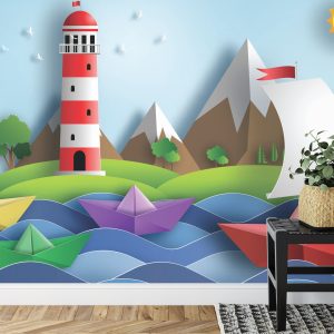 Papier Peint Sail Away Papercut Série – Image 7