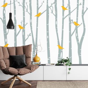 Papier Peint Oiseaux & Bouleau – Image 4