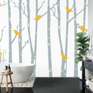 Papier Peint Oiseaux & Bouleau – Image 5