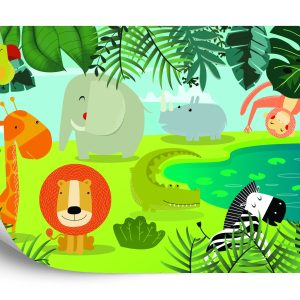 Papier Peint Amis De La Jungle – Image 2