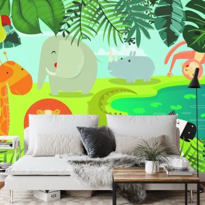 Papier Peint Amis De La Jungle – Image 3