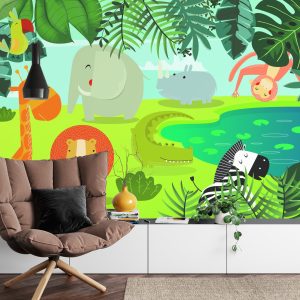 Papier Peint Amis De La Jungle – Image 4