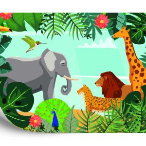 Papier Peint Dans La Jungle – Image 2