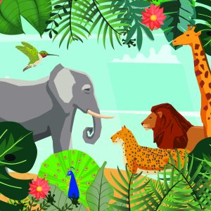 Papier Peint Dans La Jungle – Image 1