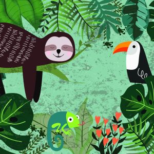 Papier Peint Dormir Dans La Jungle – Image 1