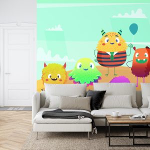 Papier Peint Monster Mayhem I – Image 6