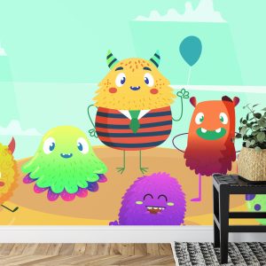 Papier Peint Monster Mayhem I – Image 7