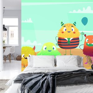 Papier Peint Monster Mayhem I – Image 8