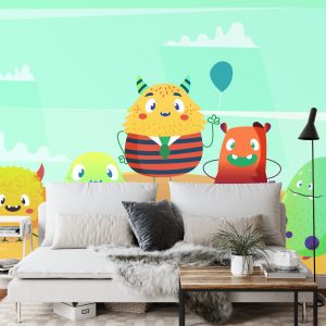 Papier Peint Monster Mayhem I – Image 3