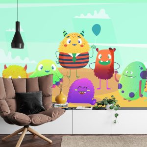 Papier Peint Monster Mayhem I – Image 4