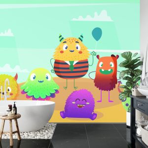 Papier Peint Monster Mayhem I – Image 5