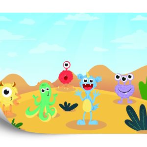 Papier Peint Monster Mayhem Ii – Image 2